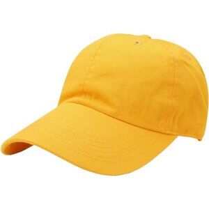 Classic Baseball Cap Dad Hat Gold